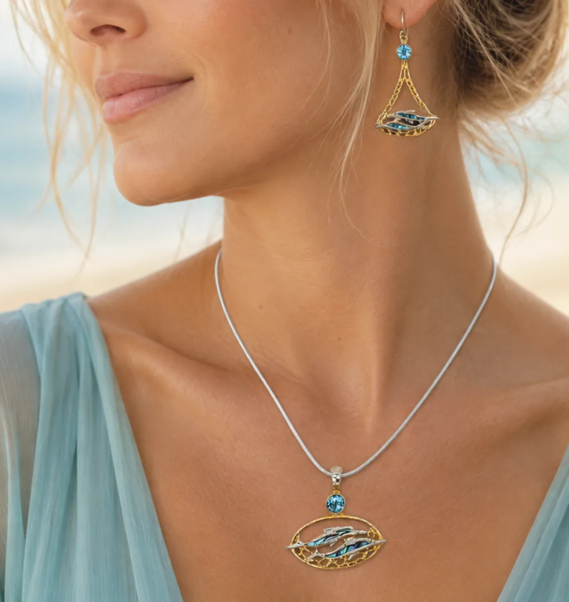 Dolphin worn