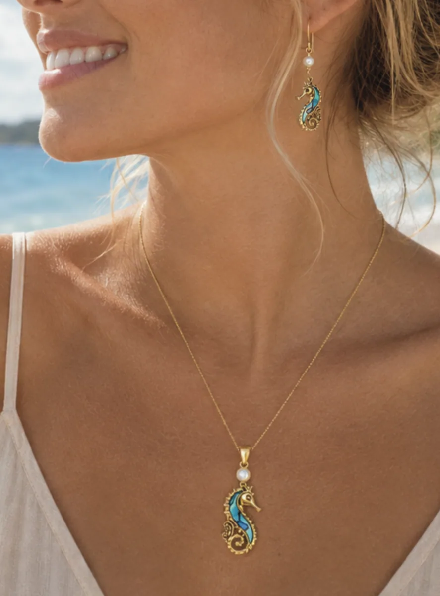 Seahorse worn